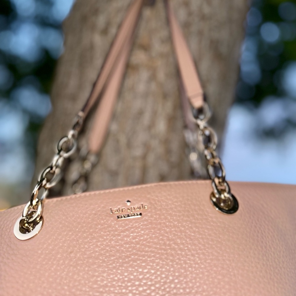 Kate Spade Pink Large Leather Tote Bag - Picture 2 of 11